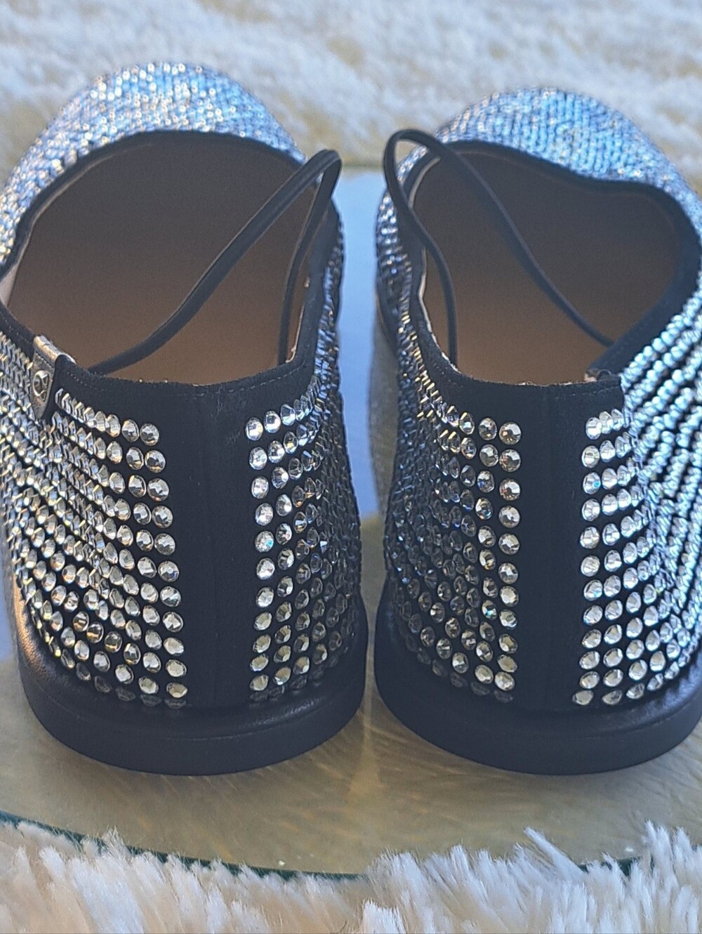 COACH Emilia Crystal Mary Jane Flats - Size 10 - Picture 7 of 10